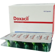 Doxacil 100 mg Capsule 10's Strip image