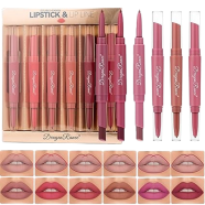 Dragon Ranee 6Pcs Matte Velvet Lipstick Plus Lip Liner Set - Long-Lasting Vegan Lip Makeup Kit for Colorful and Defined Lips image