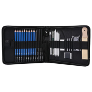 Drawing Sketching Pencil Set, 42pcs Art Sketching And Drawing Pencil Set Includes Sketch Pencils, Graphite Charcoal Sticks And Accessories in Zipper Case, Best Gift For Students and Artists