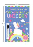 Dream Like A Unicorn Reusable Wipe And Clean Activity Book image