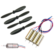 Drone Motor With Propellor 4Pcs Motor, 4Pcs Propellor image