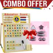 Dual Magnetic Education Board And Children's Scientific Experiment Kit Focused On Magnetism (Combo Offer) image