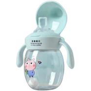 Duck Beak Slicone Nipple PPSU Plastic Material Kids Water Bottle/Mom Pot 250ml -1 pices ( Any Color) image
