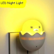 Duck Mushroom Wall Socket Light-Control Sensor LED Night Light Bedroom lamp image