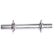 Dumbbell Bar 10 Inch - Silver image