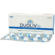 Duoliv 10 mg Tablet 10's Pack image