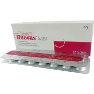 Duovas 5 mg, 20 mg Tablet 14's Strip image