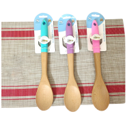 Durable Wooden Spoon For Cooking And Stirring Multicolor 1 Pcs image
