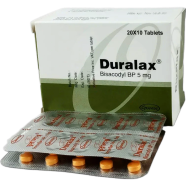Duralax 5 mg Tablet 20's strip image