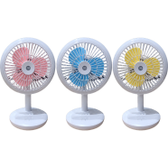 Duration Power DP-7632 Rechargeable Portable Fan With LED Light image