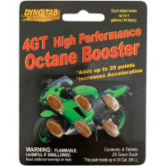 Dyno-Tab 4gt Hp High Performance Fuel Additives 6-Tab Card For Motorcycle image