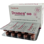 Dysmen 500 mg Tablet 10's Strip image