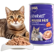 EASA Cat Can Food Gourmet Mousse Pate - Salmon Recipe For Under 6 Months Cats 375g | Cat Wet Food image