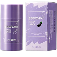 ELAIMEI Reduce Blackhead Deeply Clean Moisture Control Oil Clay Cleansing Eggplant Facial Mask image