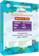 ইমিনেন্ট ফ্যাকাল্টি এন্ড টপিক বেইসড ব্যাংক জব সলিউশন সেভেন ইন ওয়ান - MCQ , Written image