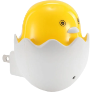 EU Plug Duck Owl Wall Socket Light Control Sensor LED Night Light Bedroom lamp image