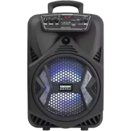EXLG HD-803T Bluetooth Trolly Speaker 8 Inch Black image