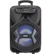 EXLG HD-804T Bluetooth Trolly Speaker 8 Inch Black image