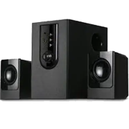 EXLG MS-202BT Bluetooth Speaker 2:1 Black image