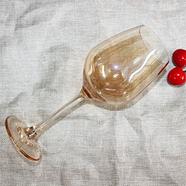 EZ Life Borosilicate Lead-Free -Amber Gold-Premium Modern Red Glasses for Any Occasions image