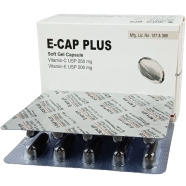 E-Cap Plus 250 mg Plus 200 mg - 10's Strip Capsule image