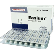 Easium 5 mg Tablet 40's Strip image