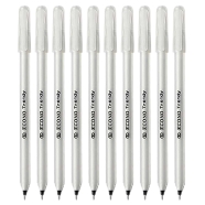 Econo Trendy Ball Pen Black Ink - 10 Pcs