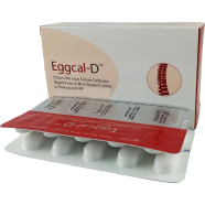 Eggcal-D500 mgPlus 200 IU 10's Strip Tablet icon