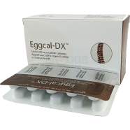 Eggcal DX 600 mg Plus 400mg 10's Strip Tablet icon