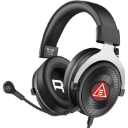 Eksa Ambient Noise Cancelling 7.1 Surround Sound Wired USB Gaming Headset Black image