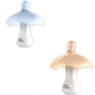 Elbow Small Mushroom Teether Anti-Eating Silicone - 1 Pcs image