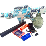 Electric Gel Ball Blaster Aeg Akm 47 Splatter Ball Blaster For Splat Gun Automatic Outdoor For Ages 8 To 13 Years, 14 Years And Up (Bullet Gel 20K Jar1) image