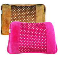 Electric Hot Water Bag for Pain Relief with Soft Velvet Hand Pocket- (Any Colour) icon