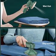 Mini Electric Handheld Steamer Iron Machine- Dark Green