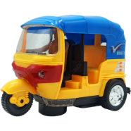 Electric Toy Tricycle Auto Rickshaw With Light And Music Moving Baby Toy image