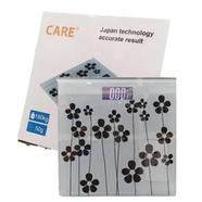 Electronic Thick Tempered Glass and LCD Display Digital Personal Bathroom Health Body Weight Scales image