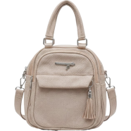Elegant Beige Ladies Handbag Stylish And Lightweight Shoulder Bag For Women image