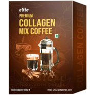 Elite Premium Collagen Mix Coffee Vertical Bar Fat Burning Vertical Bar Skin Glow Vertical Bar Sugar-Free (120g) image