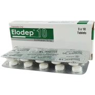 Elodep 10mg Tablet–10's Strip image