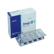 Emep 20 Mg Capsule 10's Strip image