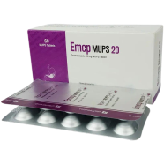 Emep MUPS 20 mg MUPS Tablet 10's Strip image