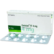Emistat Ft 4 mg Tablet 10's Strip image