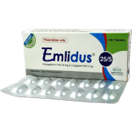 Emlidus 25 mg, 5 mg Tablet 14's strip image