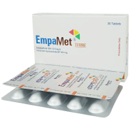 EmpaMet 12.5mg, 500mg Tablet–10's Strip image