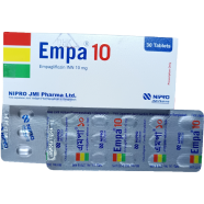 Empa 10 mg Tablet 15's Strip image