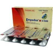 Empadus M 5mg 500mg Tablet 10's Strip image