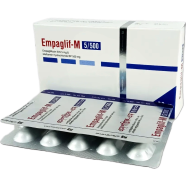Empaglif M 5 mg 500 mg Tablet 10's Strip image