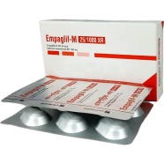 Empaglif-M XR 25 mg, 1000 mg Tablet (Extended Release) 6's Strip image
