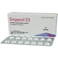 Emparol 25mg Tablet 14's Strip image