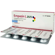Empazin L 25 mg 5 mg Tablet 10's Strip image